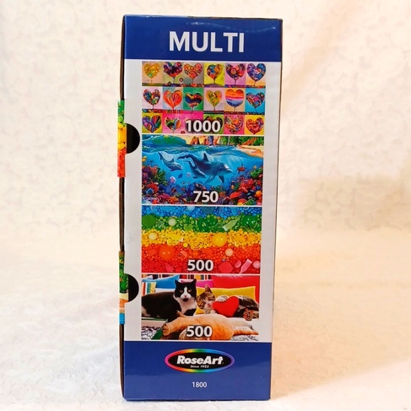 1000-piece puzzle +3 others Puzzles in 1 Set - Picture 11 of 13